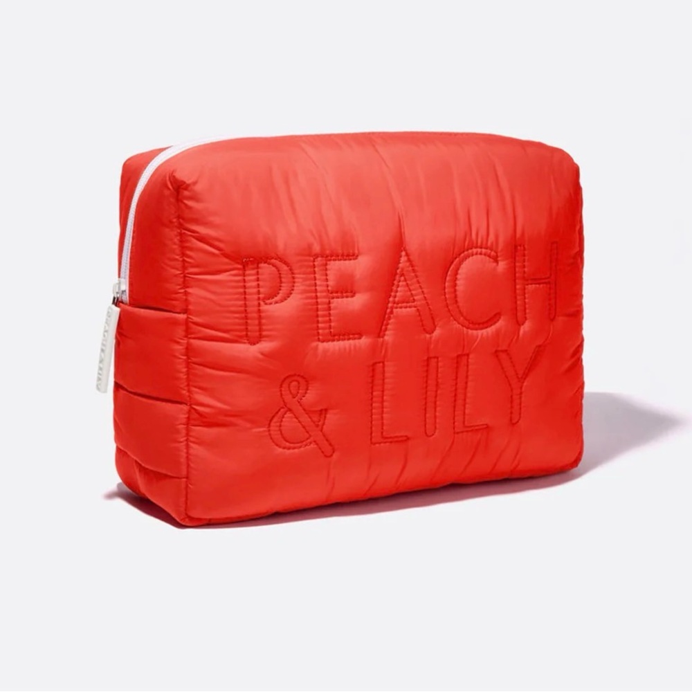 PEACH & LILY - Orange Peach Puff Everything Bag